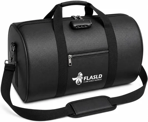 Vista 9 de FLASLD Bolsas de dinero ignífugas, bolsa de billetera ignífuga, bolsa pequeña segura para efectivo, objetos de valor y pasaporte, con revestimiento