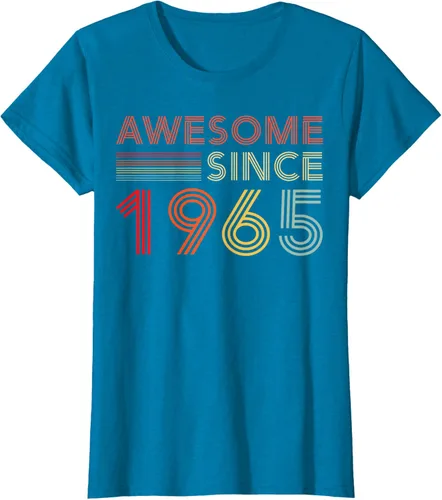 Vista 33 de Camiseta retro de 60 cumpleaños decoraciones para hombres 60 años 1965 60, Negro