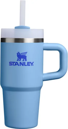 Vista 128 de STANLEY Quencher H2.0 Vaso Térmico con asa y pajilla, 64 onzas, tapa Flowstate de 3 posiciones, gran capacidad para viajes y deportes, vaso de acero