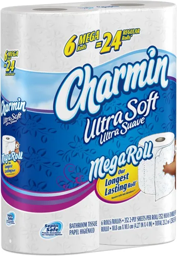 Vista 18 de Charmin Papel de baño ultra suave 16 rollos dobles = 32