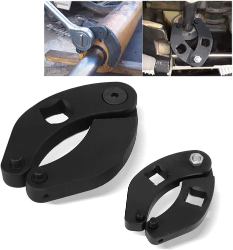 Vista 5 de OTC1266, llave de tuerca de glándula universal, antideformación, 2 piezas, acero al carbono, resistente, alta dureza para automóvil