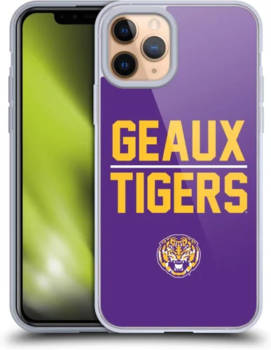 Vista 231 de Head Case Designs Funda de gel suave con licencia oficial de la Universidad Estatal de Louisiana LSU Camou compatible con Apple iPhone 7 Plus/iPhone