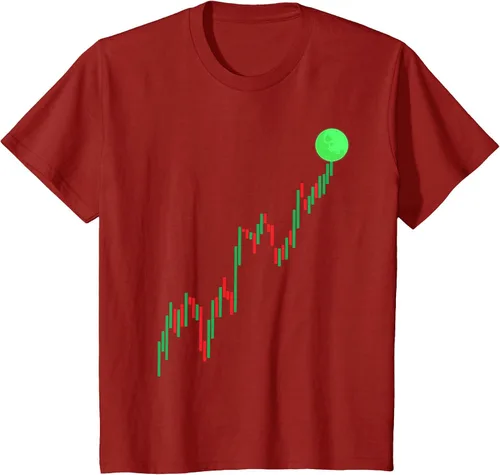 Vista 41 de Cute Stock Trading Design for Men Women Stock Market Trader T-Shirt Asphalt Grey