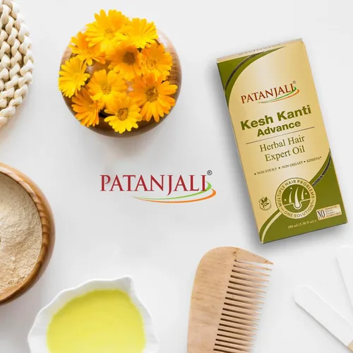 Vista 4 de Patanjali Kesh Kanti Herbal Hair Expert Oil - 100 ml / 3.38 fl oz