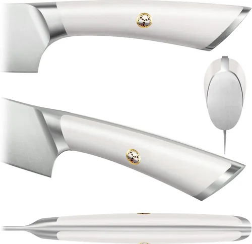 Vista 2 de Cangshan ELBERT Serie Alemán Acero Forjado 3.5" Cuchillo de Pelar (Blanco)