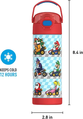 Vista 3 de THERMOS FUNTAINER Water Bottle with Spout, 16oz, Pokemon
