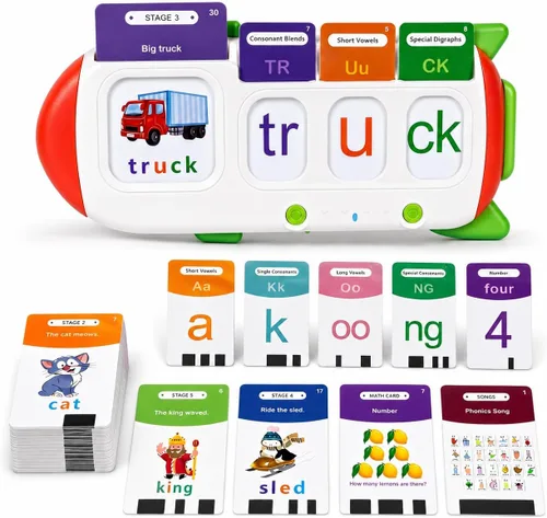 Vista 7 de Tarjetas didácticas parlantes del alfabeto y juegos de matemáticas para niños de 2 a 8 años, juguetes de terapia del habla, juguetes de aprendizaje