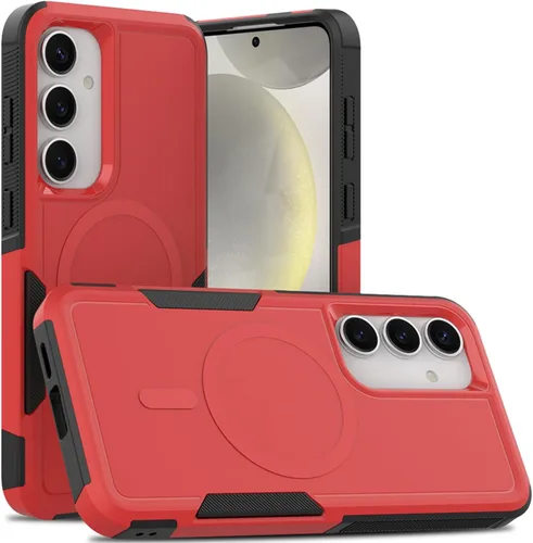 Vista 9 de Dionsibei Funda protectora diseñada para Samsung Galaxy S25 Plus, Galaxy S24 Plus, 2 en 1, grado militar, resistente, a prueba de golpes, para Negro
