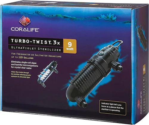Vista 12 de Coralife Turbo-Twist 3X Esterilizador UV para acuario, hasta 125 galones