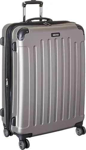 Vista 9 de Kenneth Cole REACTION - Maleta Renegade, ligera, rígida, expandible, de 8 ruedas giratorias, equipaje de viaje, Negro, Juego de 3 piezas