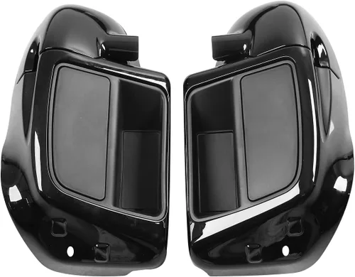 Vista 2 de XFMT Carenado Inferior para Motocicleta Negro Vivo con Enfriamiento por Aire y Ventilación Inferior para Harley Touring Road King Street Glide Road