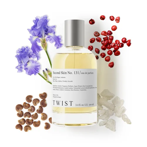 Vista 64 de Twist - Addicted No. 3 - Eau De Parfum inspirado en Y. Black Opium, Perfume de larga duración para mujer, Ámbar y Vainilla, Vegano, Ingredientes