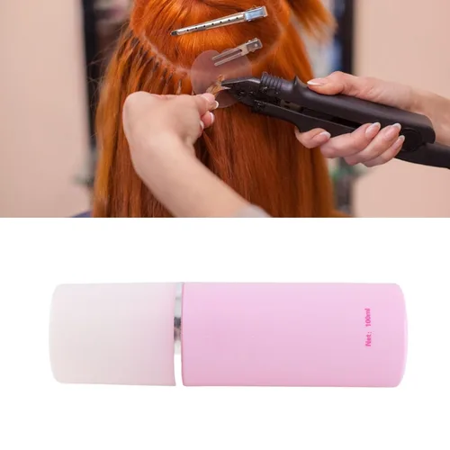 Vista 2 de 100 ml Wig Spray, Moisturising, Nourishing Care Solution for Dolls High Temperature Silk Wigs, with Lightweight, Portable Design for Work in the Gym