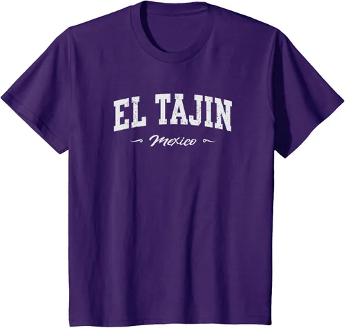 Vista 27 de Camiseta de recuerdo deportivo El Tajin Mexico, Negro