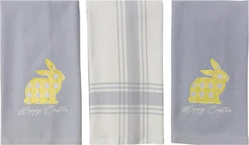 Vista 18 de Serafina Home Toallas de cocina de mano para invitados de baño irlandeses del día de San Patricio: suave y absorbente bordado, diseño de trébol