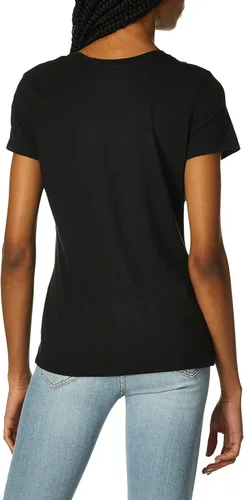 Vista 2 de Hanes - Camiseta de manga corta con cuello en V para mujer
