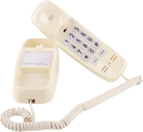 Vista 8 de Teléfono fijo rosa inspirado en el teléfono de princesa vintage de los años 90 con 110 DB+ timbre fuerte, teléfono de pared retro, no requiere