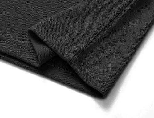 Vista 5 de Beauhuty Camisetas básicas de cuello alto de manga larga para hombre, de punto de vellón, informal, sin botones