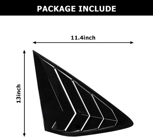 Vista 7 de Persianas de Ventana Lateral Trasera Compatibles para Honda Accord 2025 2026 Accesorios 2023 2024 Persianas de Ventana Estilo Deportivo para Accord