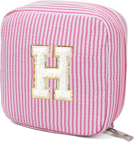 Vista 19 de KOTORA Bolsa de Maquillaje Inicial, Bolsa de Viaje de Artículos de Aseo, Bolsa de Maquillaje Transparente, Bolsas de Cosméticos Organizadoras