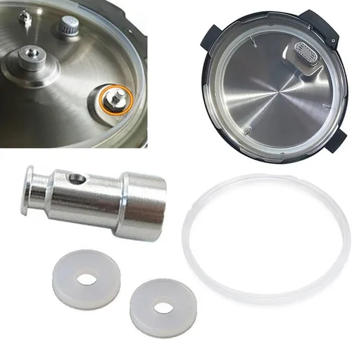 Vista 2 de Kit de válvula de flotador de junta de silicona para anillos de sellado para modelos de 5 o 6 cuartos de galón para Innova 42106 Instant Pot