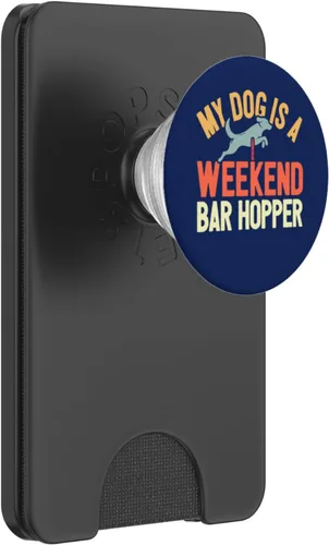Vista 8 de Dog Agility Bar Jump - Pun Dog Agility PopSockets Adhesive PopGrip