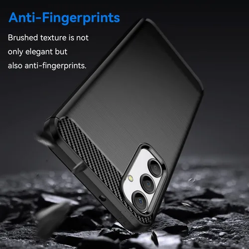 Vista 5 de Funda compatible con Samsung Galaxy A24 4G, con protector de pantalla, absorción de golpes, flexible de goma TPU protectora para A24 4G 2023 de 6.5