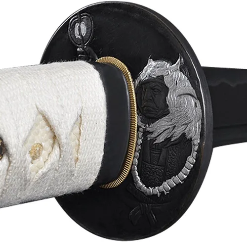 Vista 12 de Espada Wakizashi japonesa hecha a mano, práctica, forjada a mano, acero al carbono 1045/1060/1080, templado al calor, espiga completa, afilada
