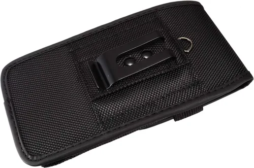 Vista 7 de Funda de nailon para teléfono celular para Google Pixel 5, Alcatel Insight, Tetra, Verso, Samsung Galaxy S10e, J3, LG Aristo 3/2 - Funda vertical