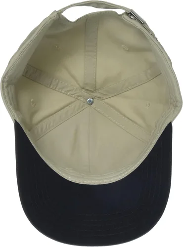 Vista 3 de BOSS Gorra de sarga de algodón con logotipo atrevido para hombre, Crema