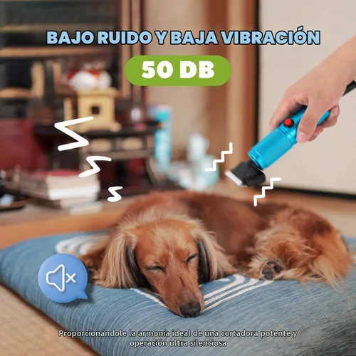 Vista 4 de Cortapelos de aseo para mascotas 200W, control de velocidad