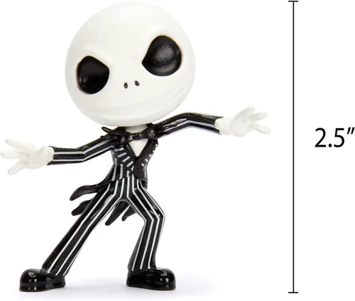 Vista 9 de Disney Nightmare Before Christmas - Paquete de 4 figuras fundidas a presión de 2.5 pulgadas