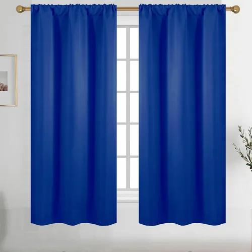 Vista 69 de Diraysid Cortinas opacas beige para dormitorio y sala de estar, cortinas con aislamiento térmico para oscurecer la habitación, 42 x 63 pulgadas, 2
