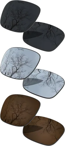 Vista 12 de ToughAsNails Set of 3 Polarized Replacement Lenses for Oakley Fuel Cell OO9096 Pack