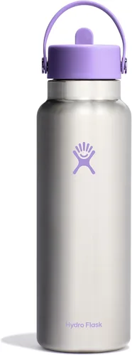 Vista 39 de Hydro Flask de boca ancha con tapa Flex de pajita de 24 onzas Agave