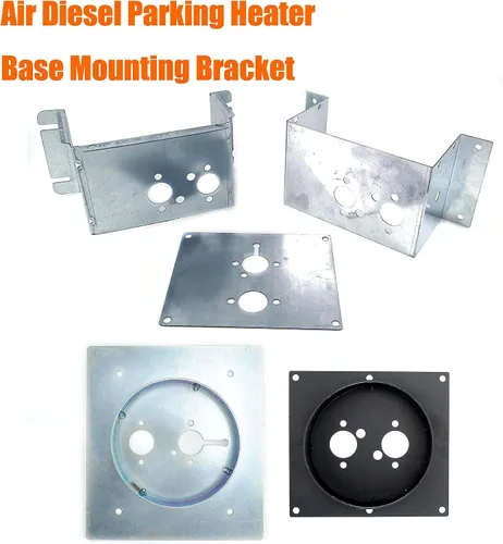Vista 6 de Soporte de Montaje en Base de Calentador de Aire Diesel para Aparcamiento, Placa de Suelo para Eberspacher Airtronic D2 Webasto Propex Coche Camión