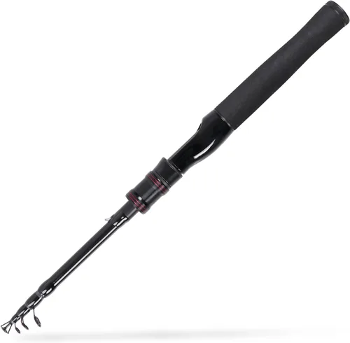 Vista 3 de Telescopic Fishing Rod, Collapsible Fishing Rod Portable Spinning Pole for Saltwater and Freshwater, Carbon Fiber Lightweight and Compact Design