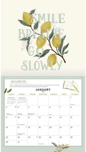 Vista 3 de Lang Calendario de pared 2022 Be Gentle With Yourself (22991002019)