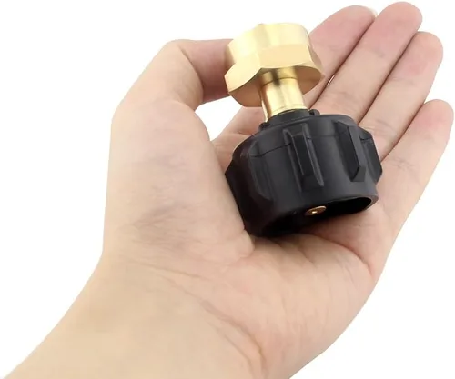 Vista 4 de Hooshing Adaptador de Recarga de Propano para Tanques de Propano de 1 lb Válvula Reguladora QCC1 Compatible con Tanque de Propano QCC1/Tipo1