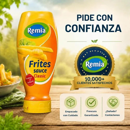Vista 6 de Salsa Frita Clásica, Fritessaus (Remia) 16.9 oz (16.9 fl oz)