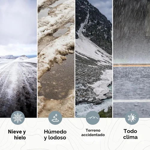 Vista 5 de Neos Voyager Botas impermeables de invierno para hombre y mujer - Se ajusta a botas de nieve y de trabajo - Calificadas para 0°F