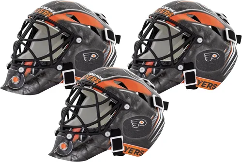 Vista 32 de Franklin Sports mini máscara para portero con logo de la NHL