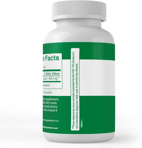Vista 3 de PURE ORIGINAL INGREDIENTS Perilla, (100 cápsulas) siempre puro, sin aditivos ni rellenos, verificado por laboratorio