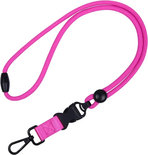 Vista 2 de Wisdompro Paquete de 2 cordones redondos resistentes de 21 pulgadas de servicio pesado con hebilla de seguridad separable, hebilla desmontable