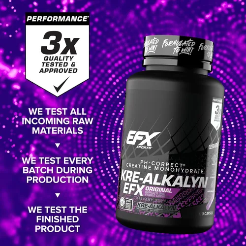 Vista 7 de Suplemento dietético All American EFX Kre-Alkalyn EFX, 120 cápsulas