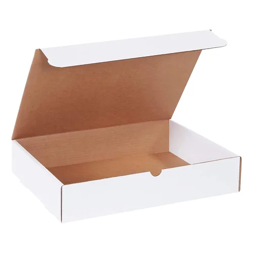 Vista 8 de BOX USA Cajas de mudanza de 10.25 pulgadas de largo x 8.25 pulgadas de ancho x 2 pulgadas de alto, medianas 50 unidades Caja de cartón corrugado