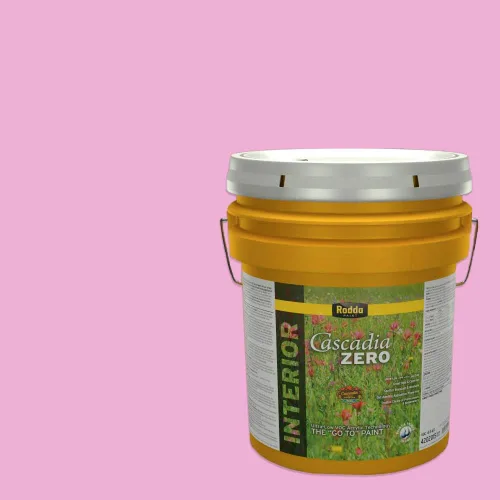 Vista 110 de Rodda Paint CASCADIA ZERO - Pintura satinada e imprimación para interiores en uno, cuarto de galón, albaricoque primavera