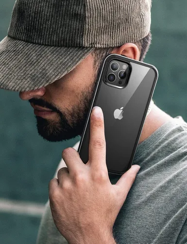 Vista 7 de SUPCASE Funda para iPhone 13 Pro Max de 6.7 pulgadas (2021), protección trasera transparente ultrafina [borde de escarabajo de unicornio]