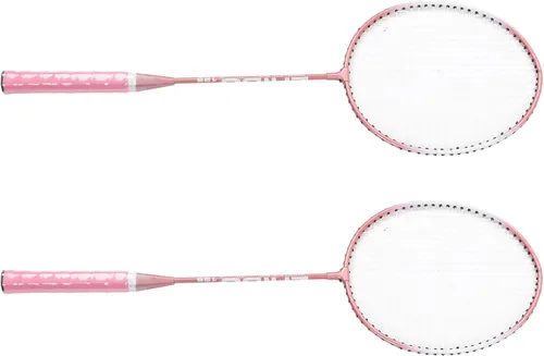 Vista 3 de Raqueta de bádminton, marco en forma de T, agarre antideslizante, raqueta profesional para principiantes, estudiantes, entrenamiento, escuela