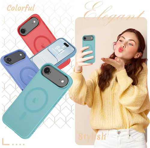 Vista 1339 de Funda para Google Pixel 10 Pro XL, cubierta magnética mate, color negro Fit for MagSafe, Screen Protector included, Shockproof Military Grade